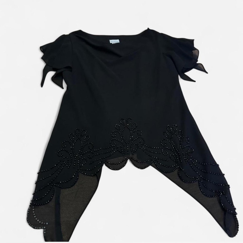 Elegant Black Women's Top